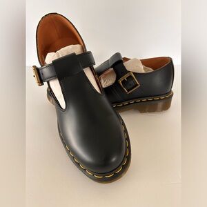 NWOT Dr. Martens Polley Black Mary Janes, size 7, smooth